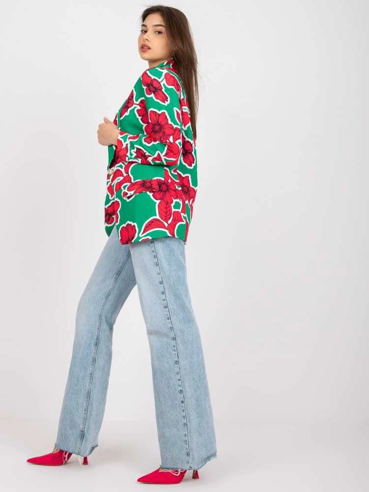 Italy Moda Švarkas moterims DHJ-MA-15621-2,25X-žalia