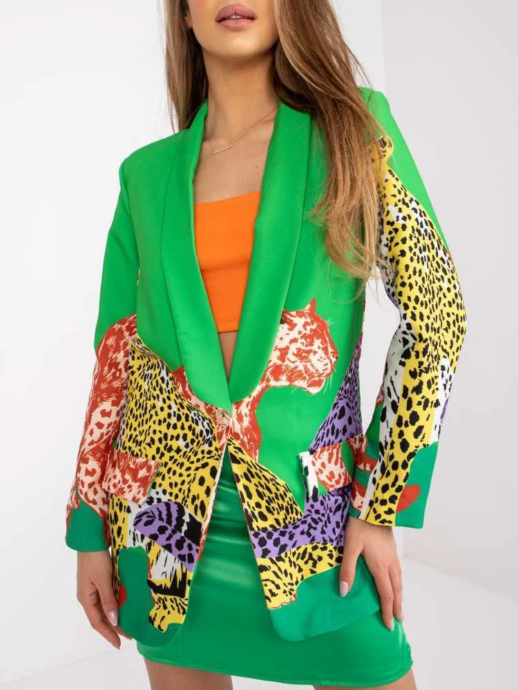 Italy Moda Švarkas moterims DHJ-MA-15765.33-žalia