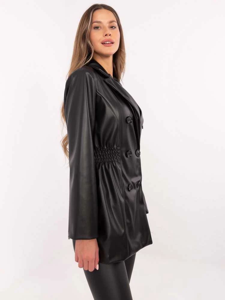 Italy Moda Švarkas moterims -DHJ-MA-A8683.37-juoda