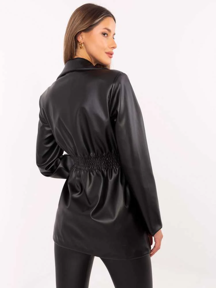 Italy Moda Švarkas moterims -DHJ-MA-A8683.37-juoda