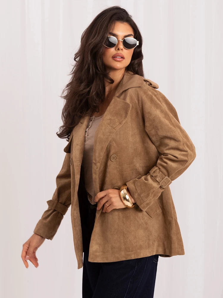 Italy Moda Striukė-IR-KR-25-801.99P-camelowy