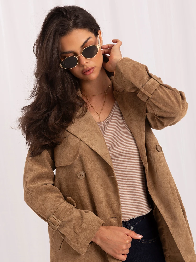 Italy Moda Striukė-IR-KR-25-801.99P-camelowy