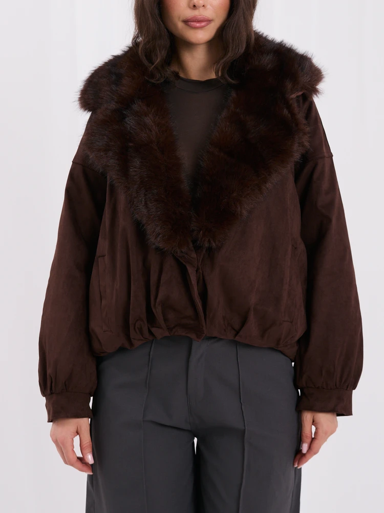 Italy Moda Striukė-IR-KR-8108-2.80-ciemny ruda