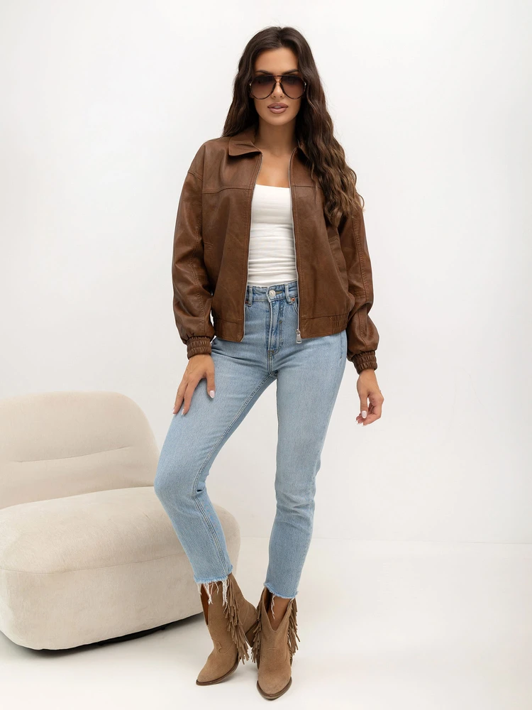 Italy Moda Striukė-IR-KR-AY1001.95P-jasny ruda