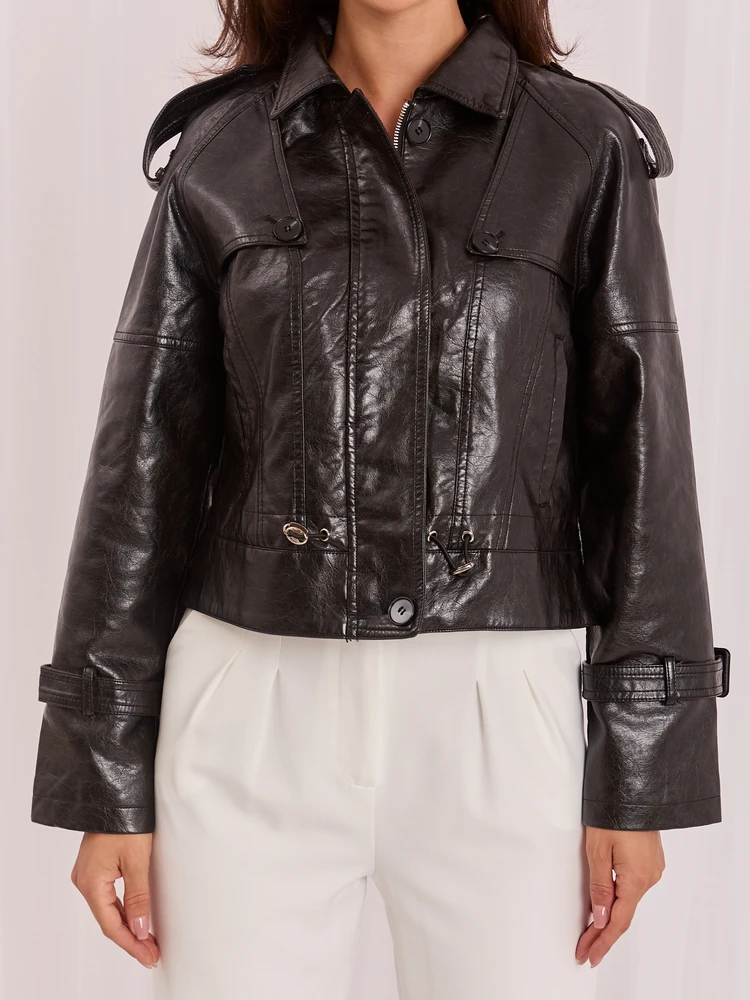 Italy Moda Striukė-IR-KR-AY1007.97P-juoda