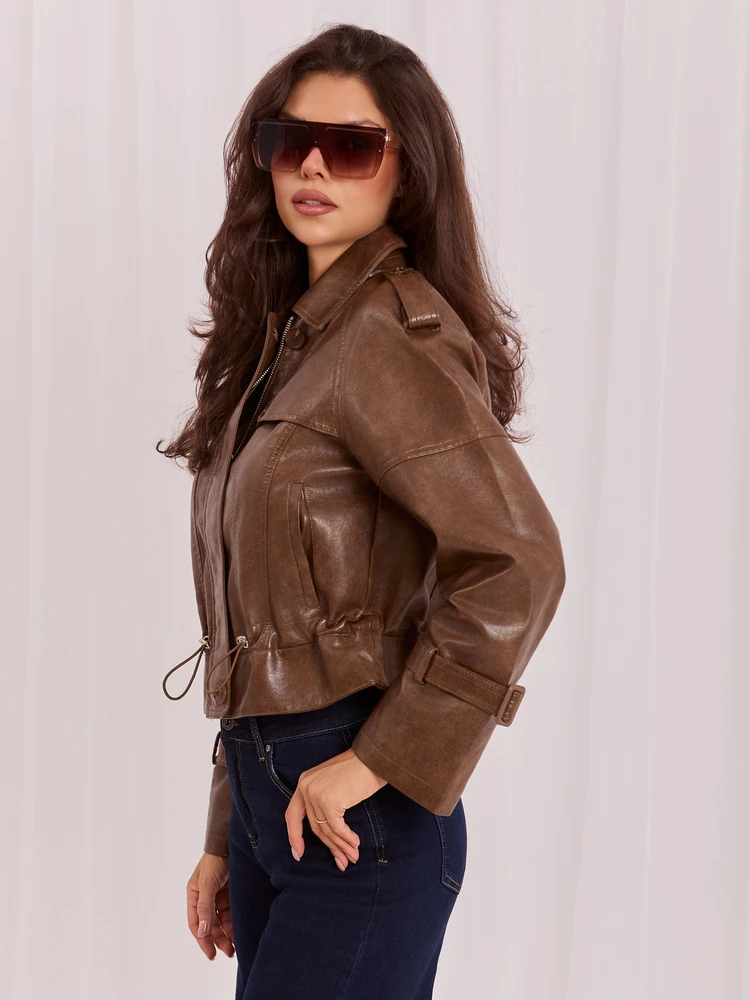 Italy Moda Striukė-IR-KR-AY1007.97P-ruda