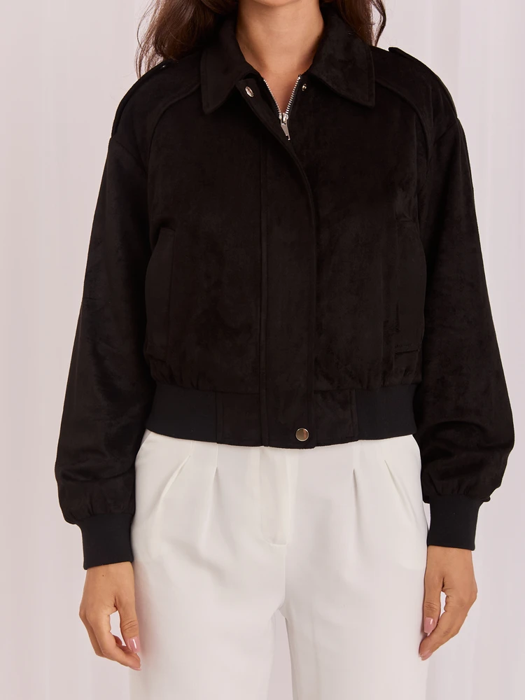 Italy Moda Striukė-IR-KR-AY987.97P-juoda