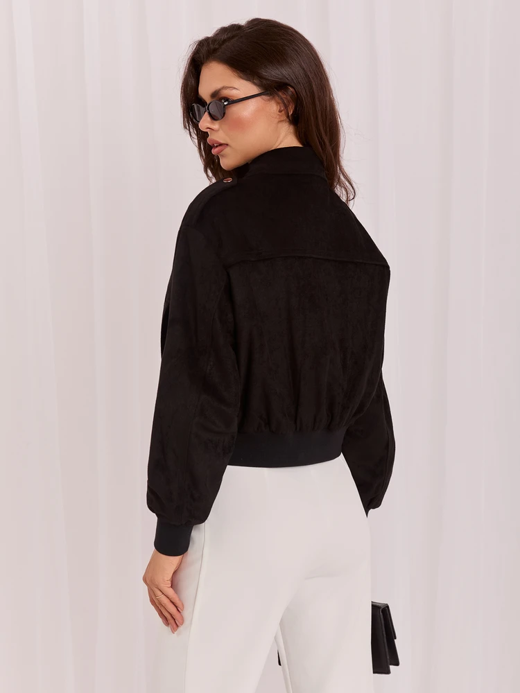 Italy Moda Striukė-IR-KR-AY987.97P-juoda