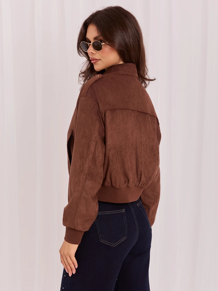 Italy Moda Striukė-IR-KR-AY987.97P-ruda
