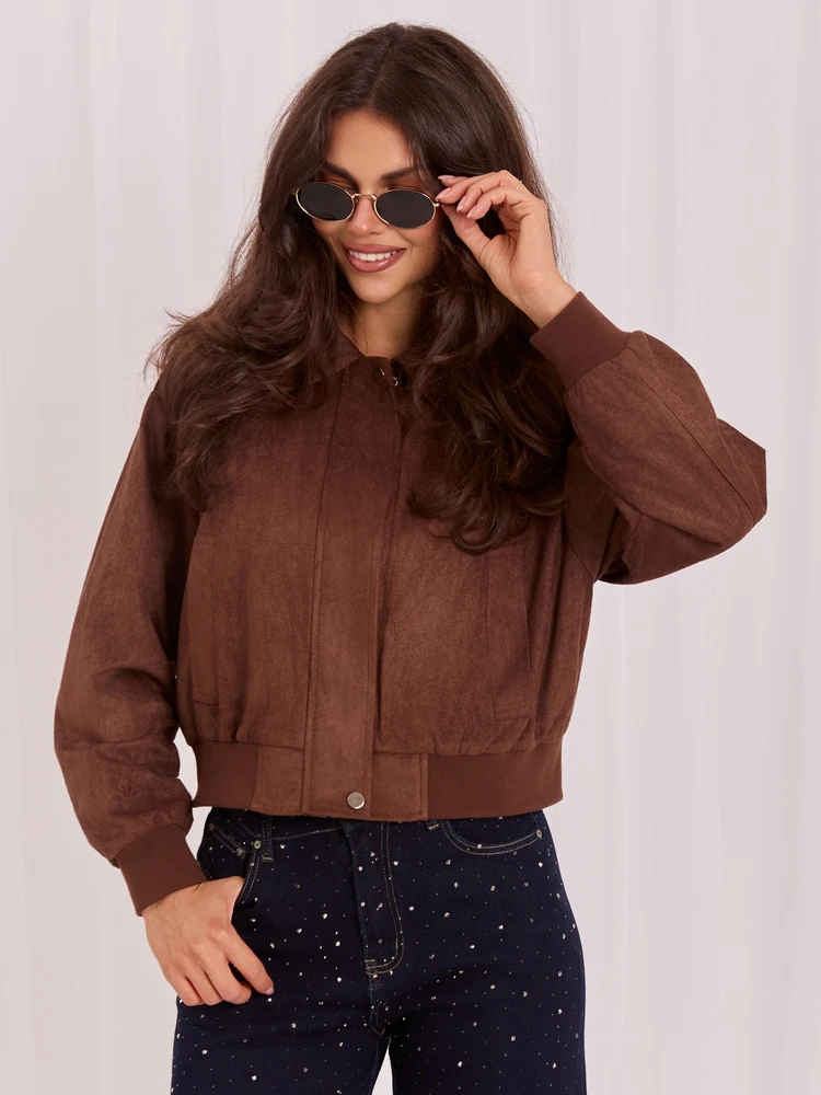 Italy Moda Striukė-IR-KR-AY987.97P-ruda