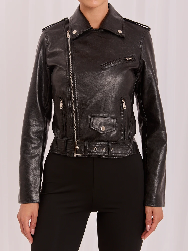 Italy Moda Striukė-IR-KR-AY997.96P-juoda