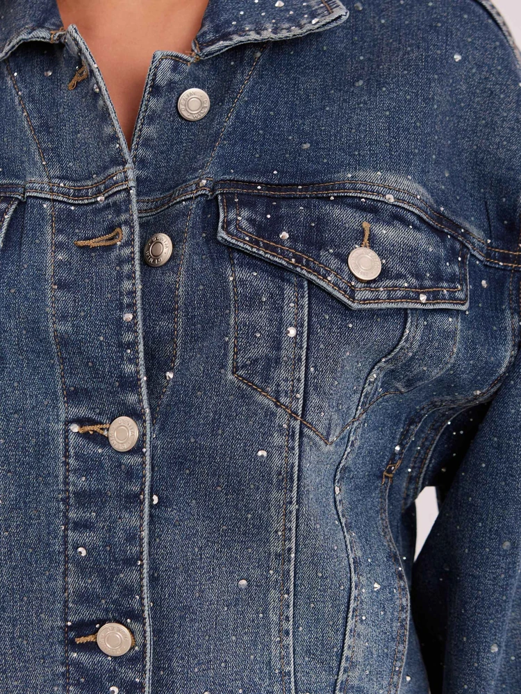 Italy Moda Striukė-IR-KR-G01.15-ciemny mėlyna