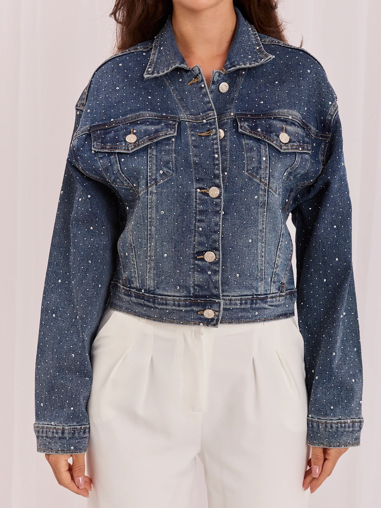 Italy Moda Striukė-IR-KR-G01.15-ciemny mėlyna