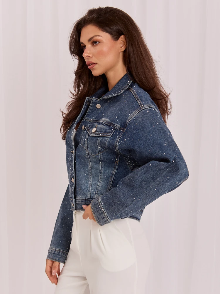 Italy Moda Striukė-IR-KR-G01.15-ciemny mėlyna