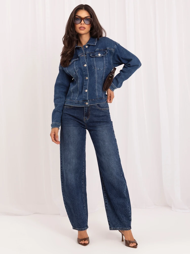 Italy Moda Striukė-IR-KR-G607.84-ciemny mėlyna
