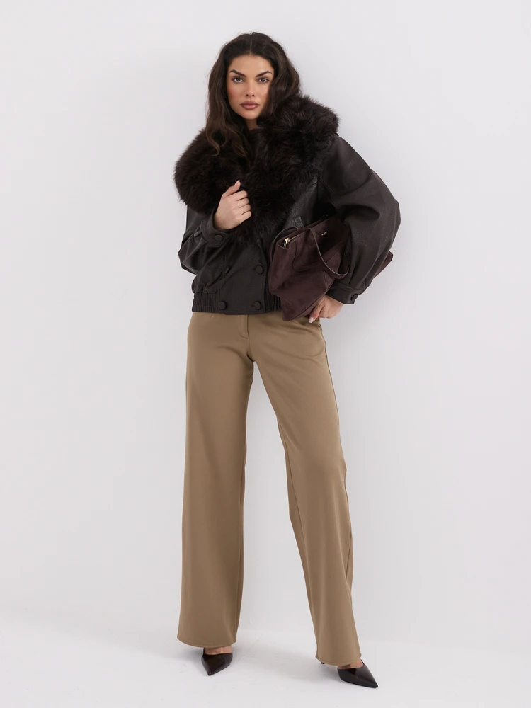 Italy Moda Striukė-IR-KR-XH2020.70-ciemny ruda