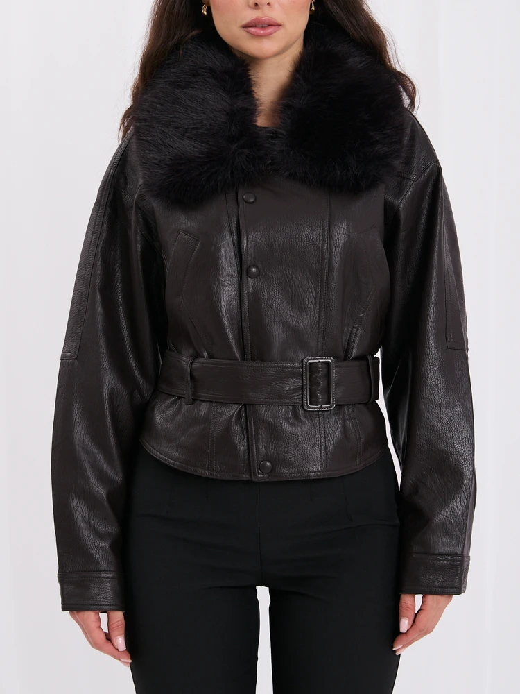 Italy Moda Striukė-IR-KR-XH2022.51-ciemny ruda
