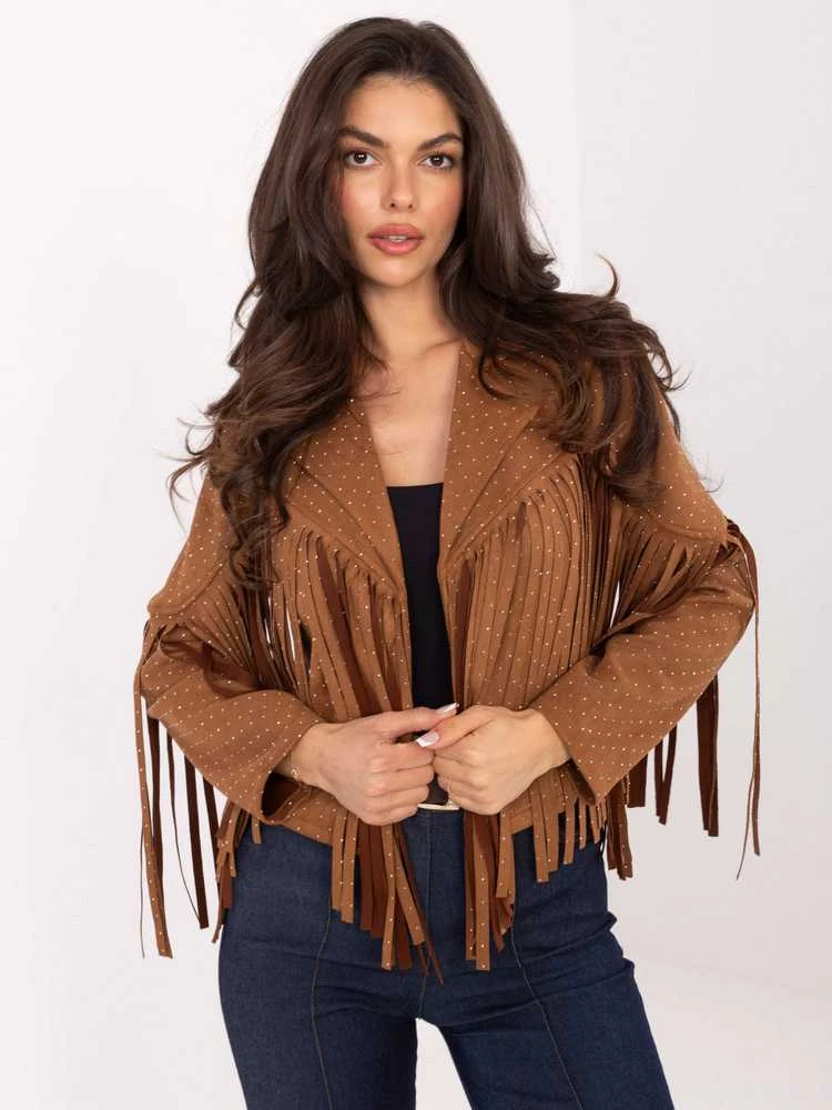 Italy Moda Striukė-IT-KR-21698.29P-camelowy