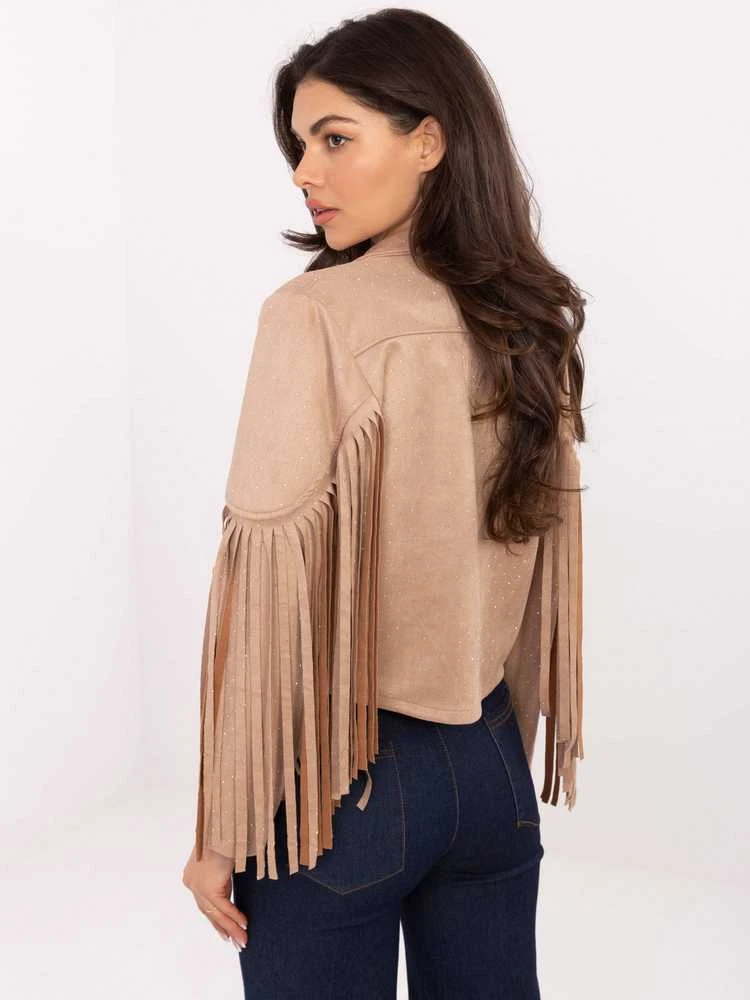 Italy Moda Striukė-IT-KR-21698.29P-smėlio spalva
