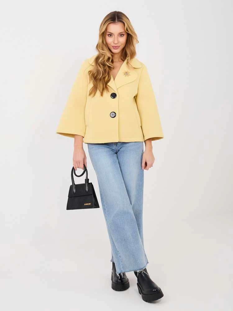 Italy Moda Striukė-IT-KR-FL8159-1.29-jasny geltona