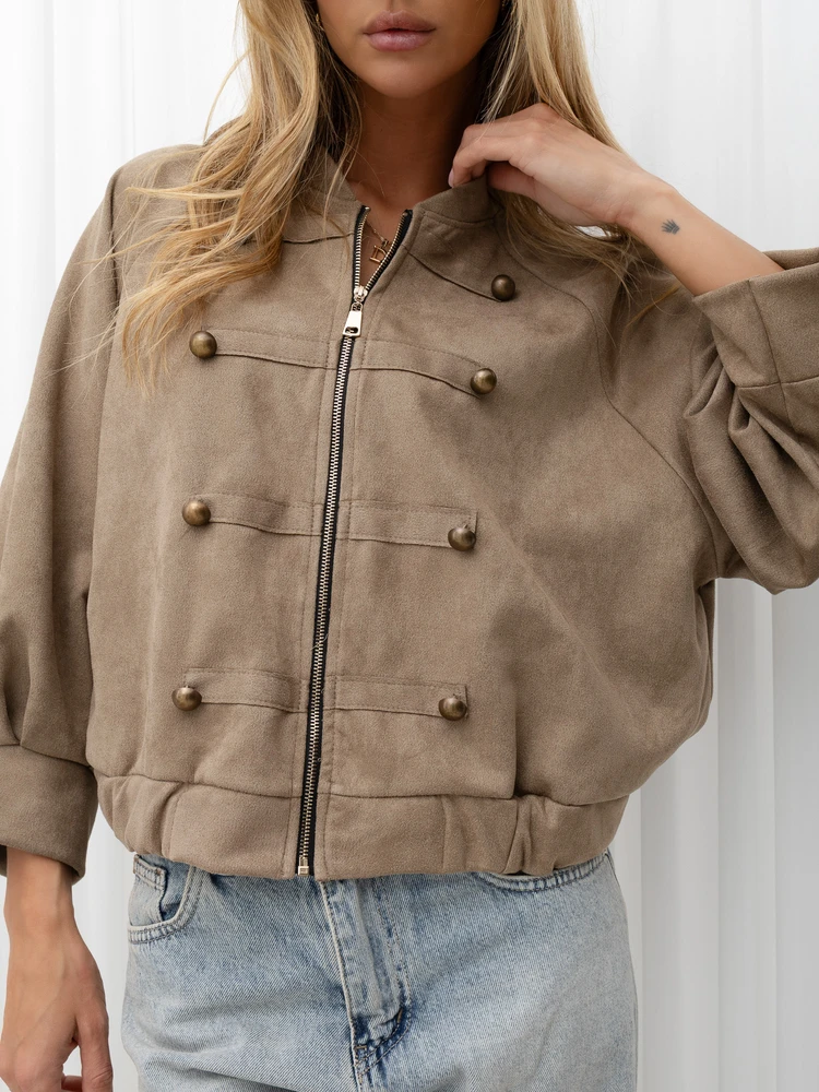 Italy Moda Striukė-MI-KR-3546.01-ciemny bezowy