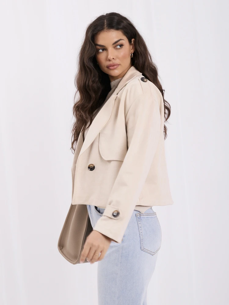 Italy Moda Striukė-MI-KR-4182.30-jasny smėlio spalva