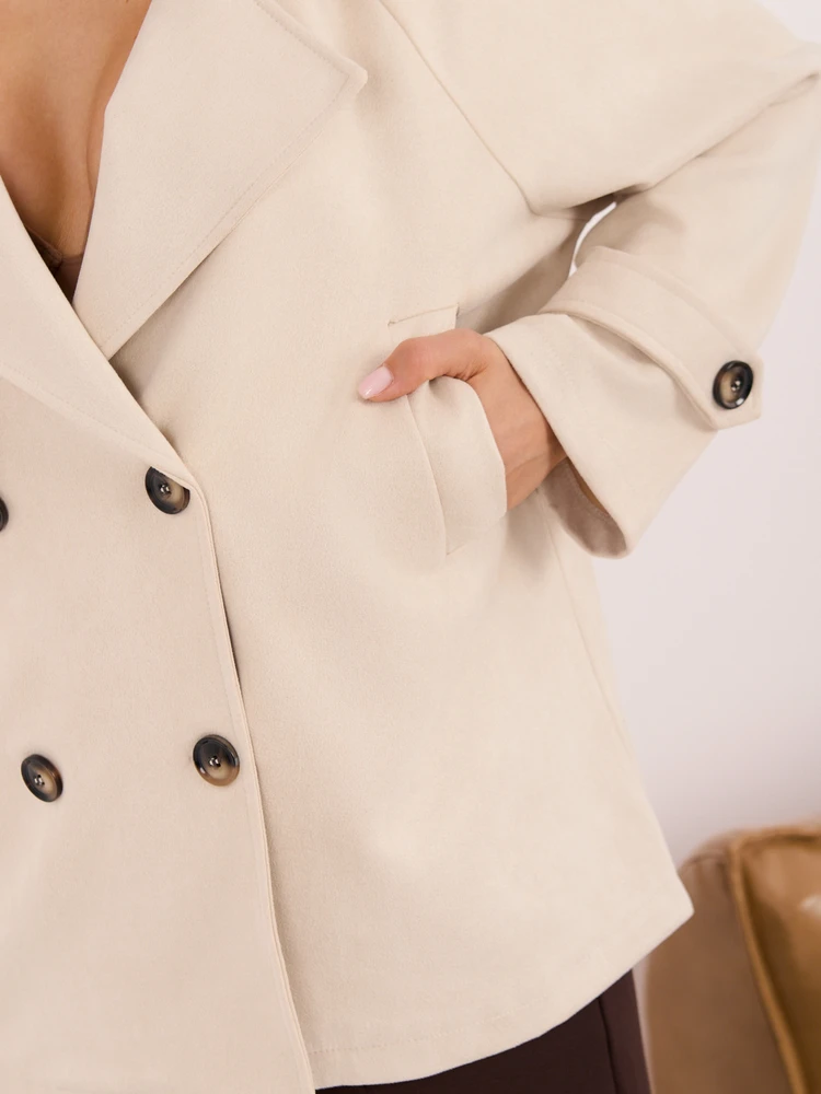Italy Moda Striukė-MI-KR-4379.69-jasny smėlio spalva