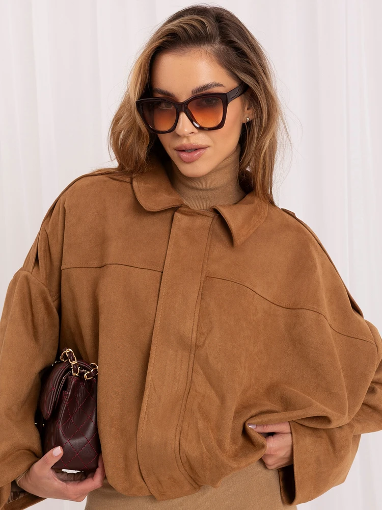 Italy Moda Striukė-MI-KR-A273616.73-camelowy