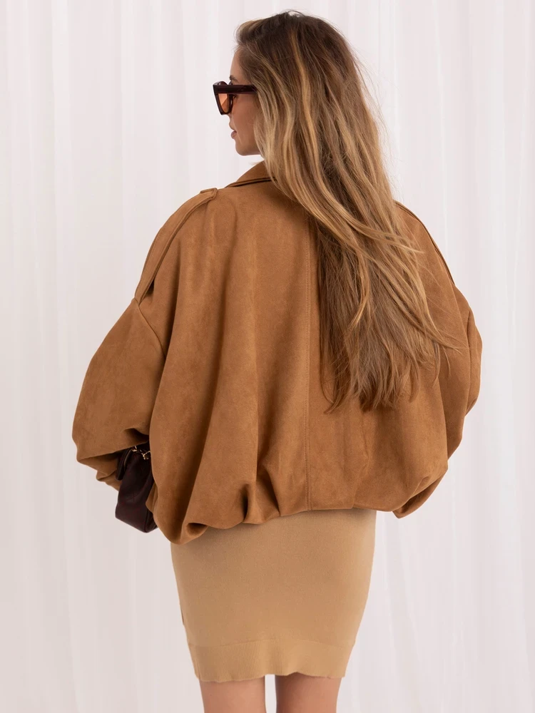 Italy Moda Striukė-MI-KR-A273616.73-camelowy