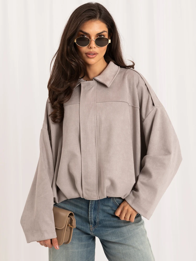 Italy Moda Moteriška striukė MI-KR-A273616.73 pilkos spalvos