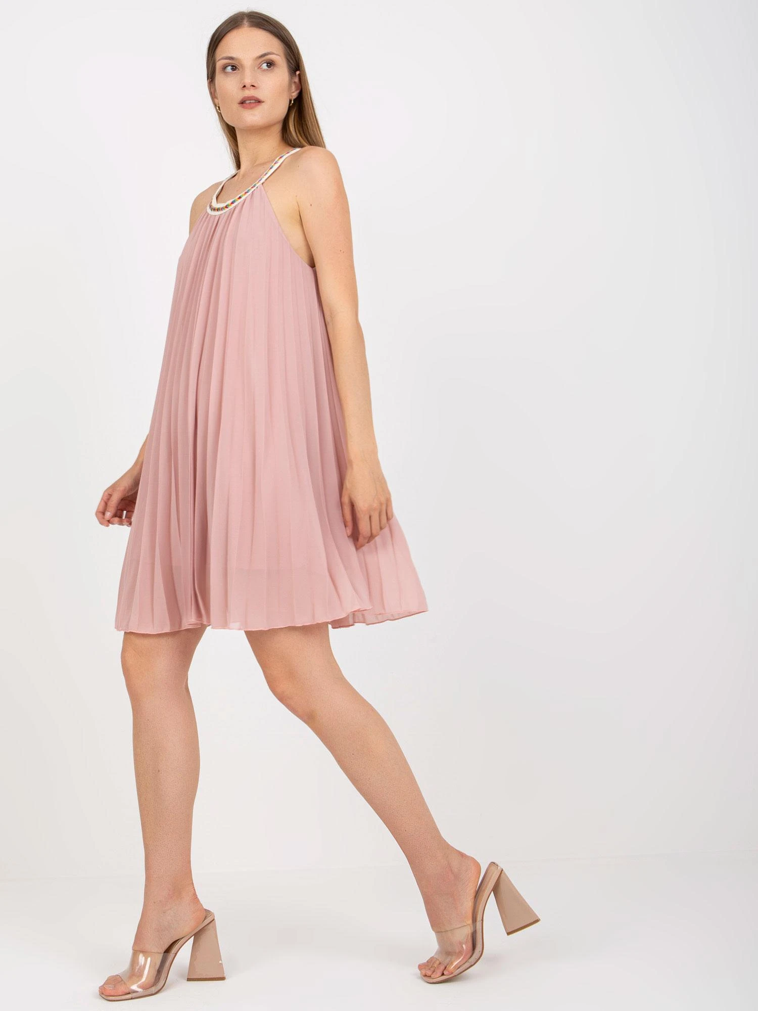 Italy Moda Suknelė-DHJ-SK-0010.35-šviesiai rožinė