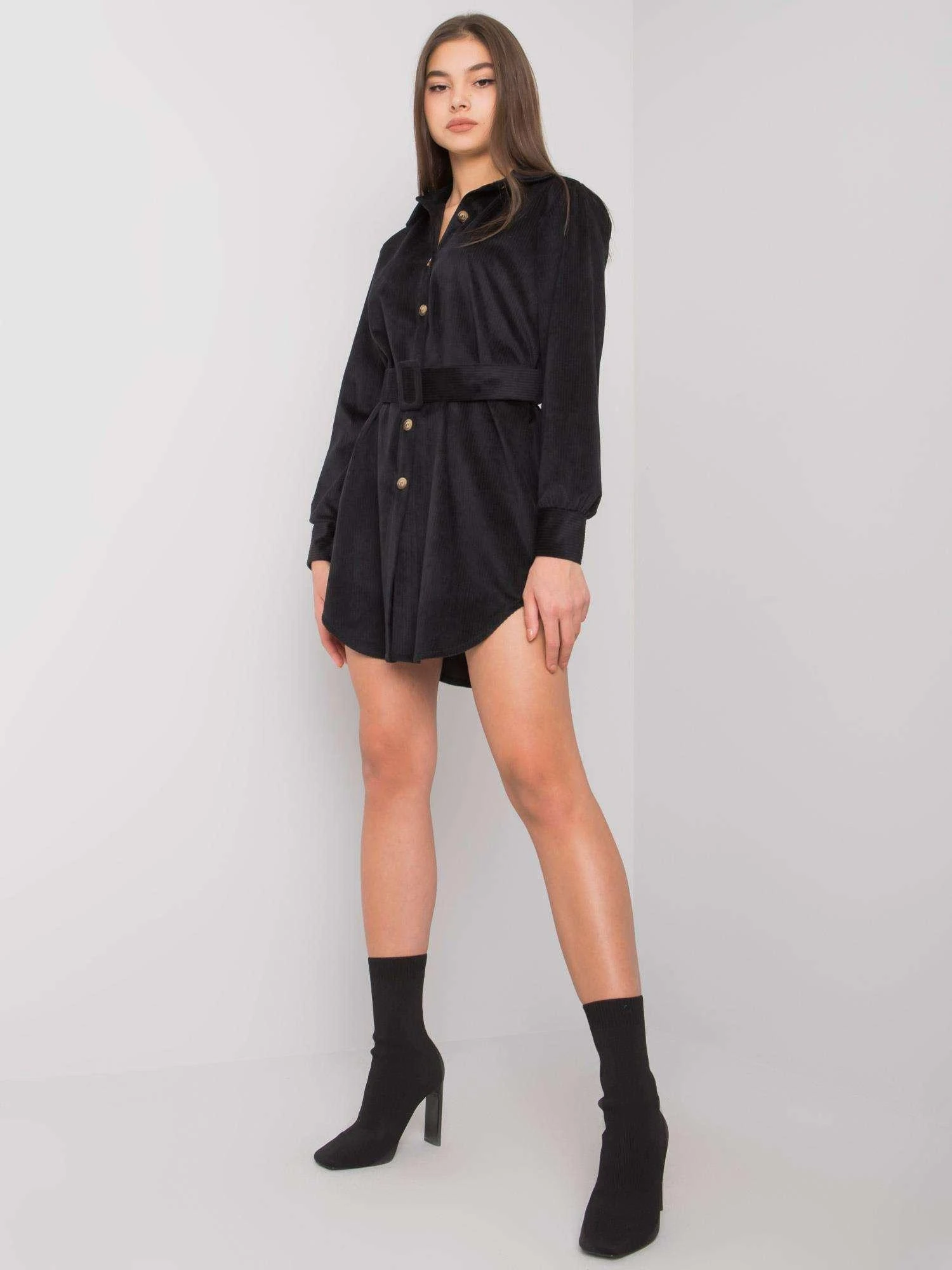 Italy Moda Suknelė-DHJ-SK-10333.12P-juoda