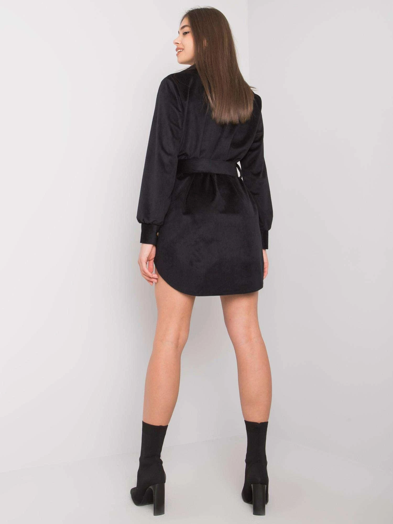 Italy Moda Suknelė-DHJ-SK-10333.12P-juoda
