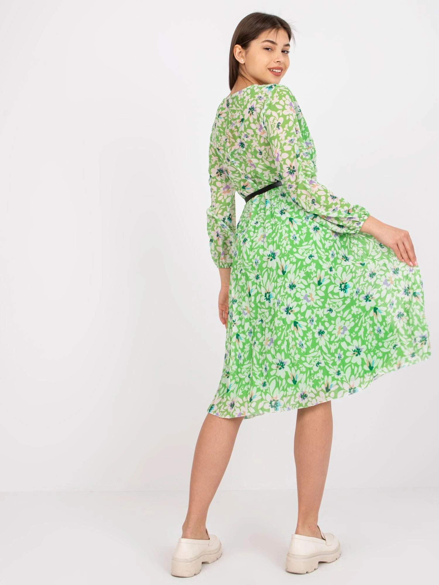 Italy Moda Suknelė-DHJ-SK-10536A-1,80-šviesiai žalia