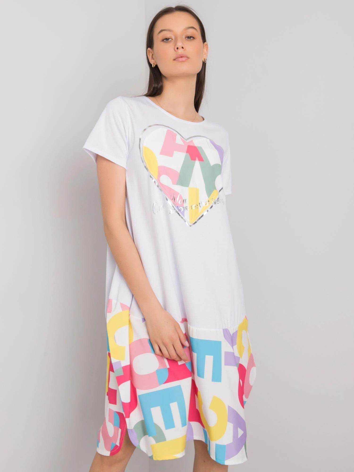 Italy Moda Suknelė-DHJ-SK-13119.26P-balta