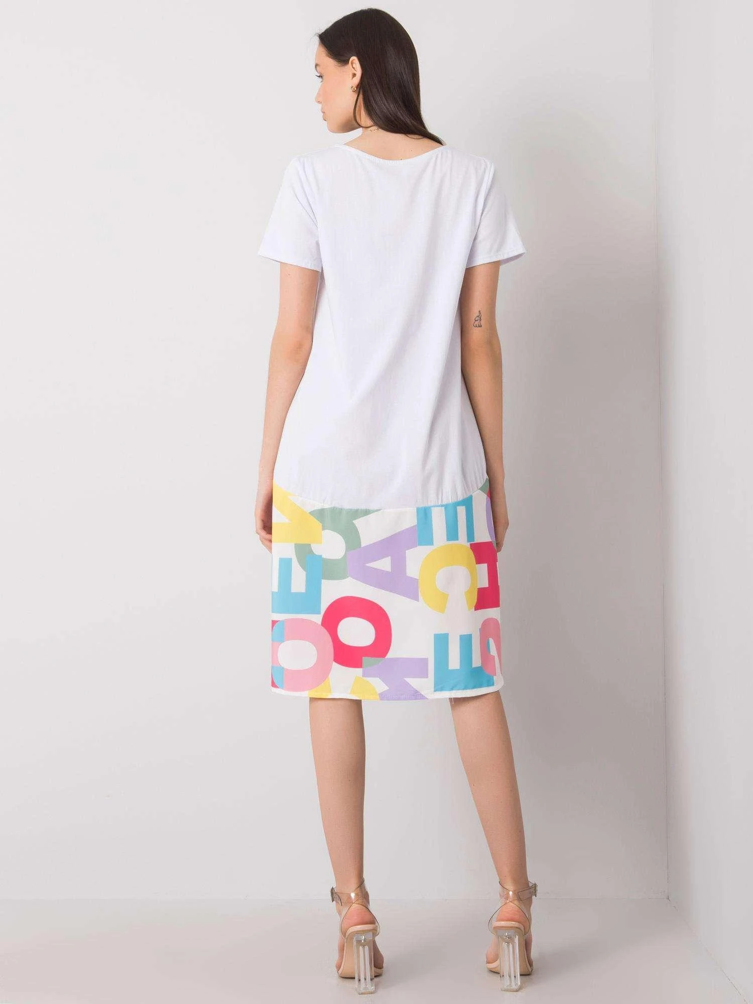 Italy Moda Suknelė-DHJ-SK-13119.26P-balta