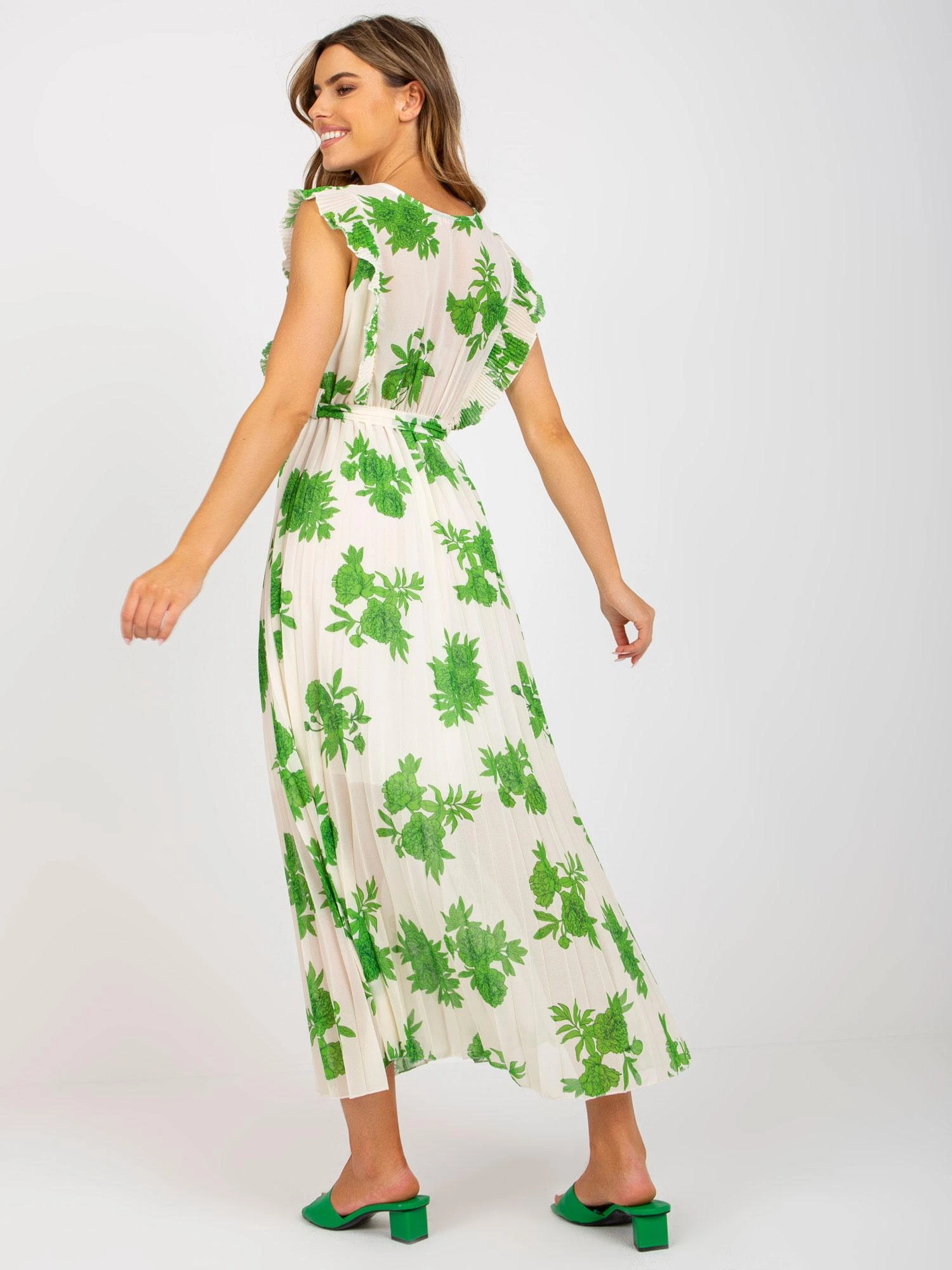 Italy Moda Suknelė-DHJ-SK-13166.94P-žalia