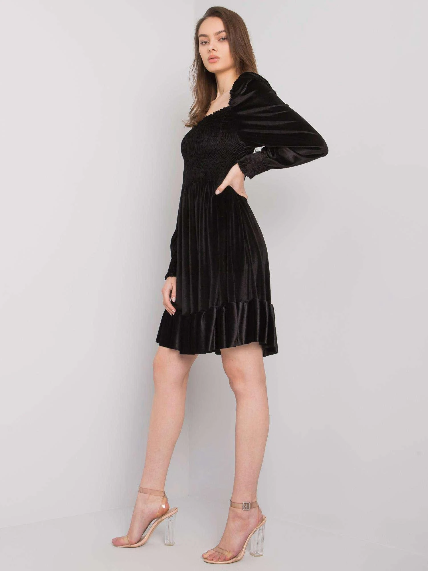 Italy Moda Suknelė-DHJ-SK-15220.61P-juoda