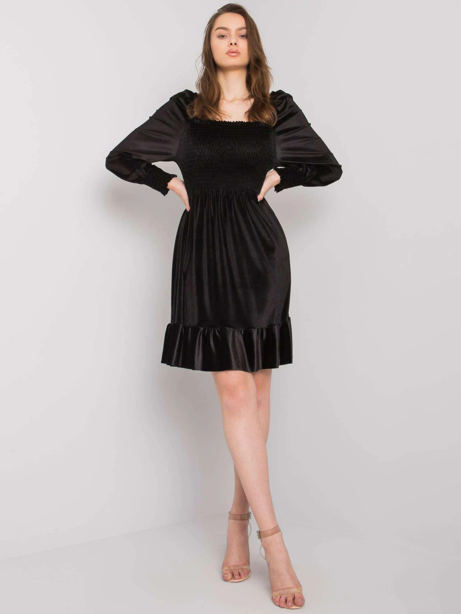 Italy Moda Suknelė-DHJ-SK-15220.61P-juoda