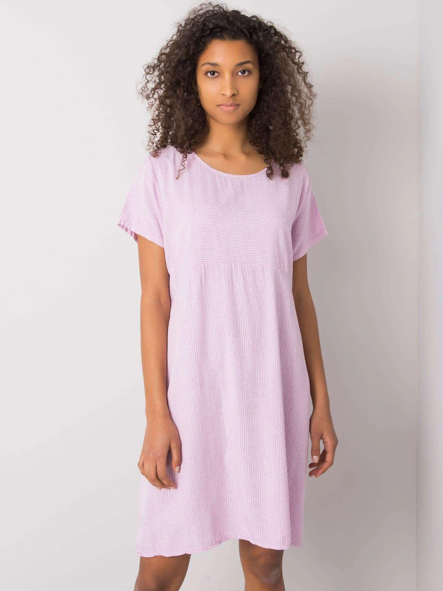 Italy Moda Suknelė-DHJ-SK-20277.29P-šviesiai violetinė