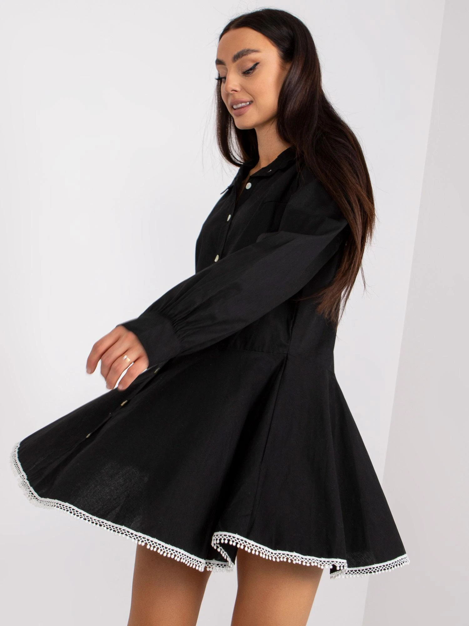 Italy Moda Suknelė-DHJ-SK-6801.63P-juoda