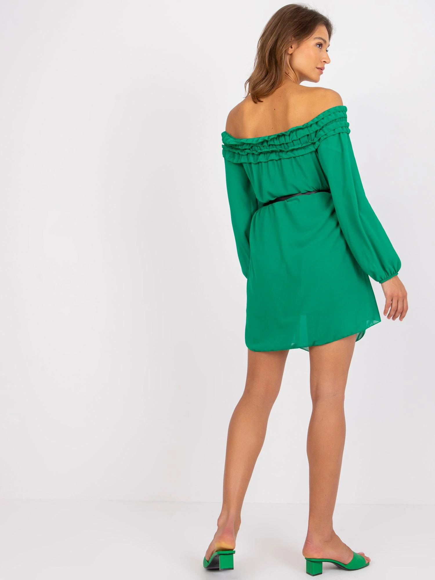 Italy Moda Suknelė-DHJ-SK-6831.36-žalia