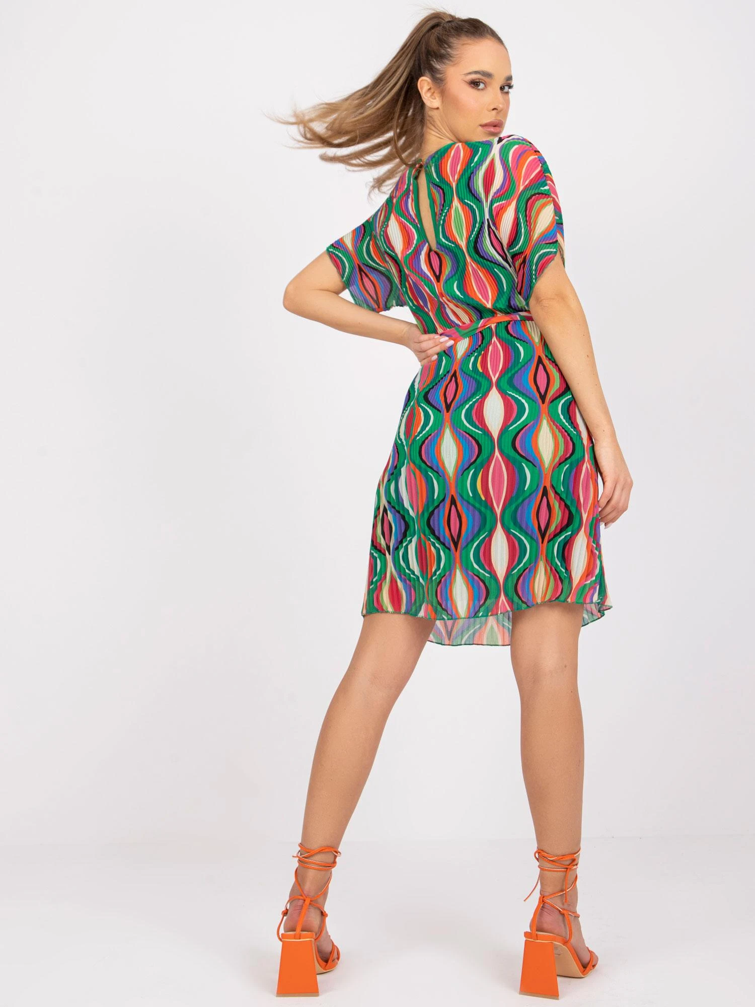 Italy Moda Suknelė-DHJ-SK-9651.51-žalia