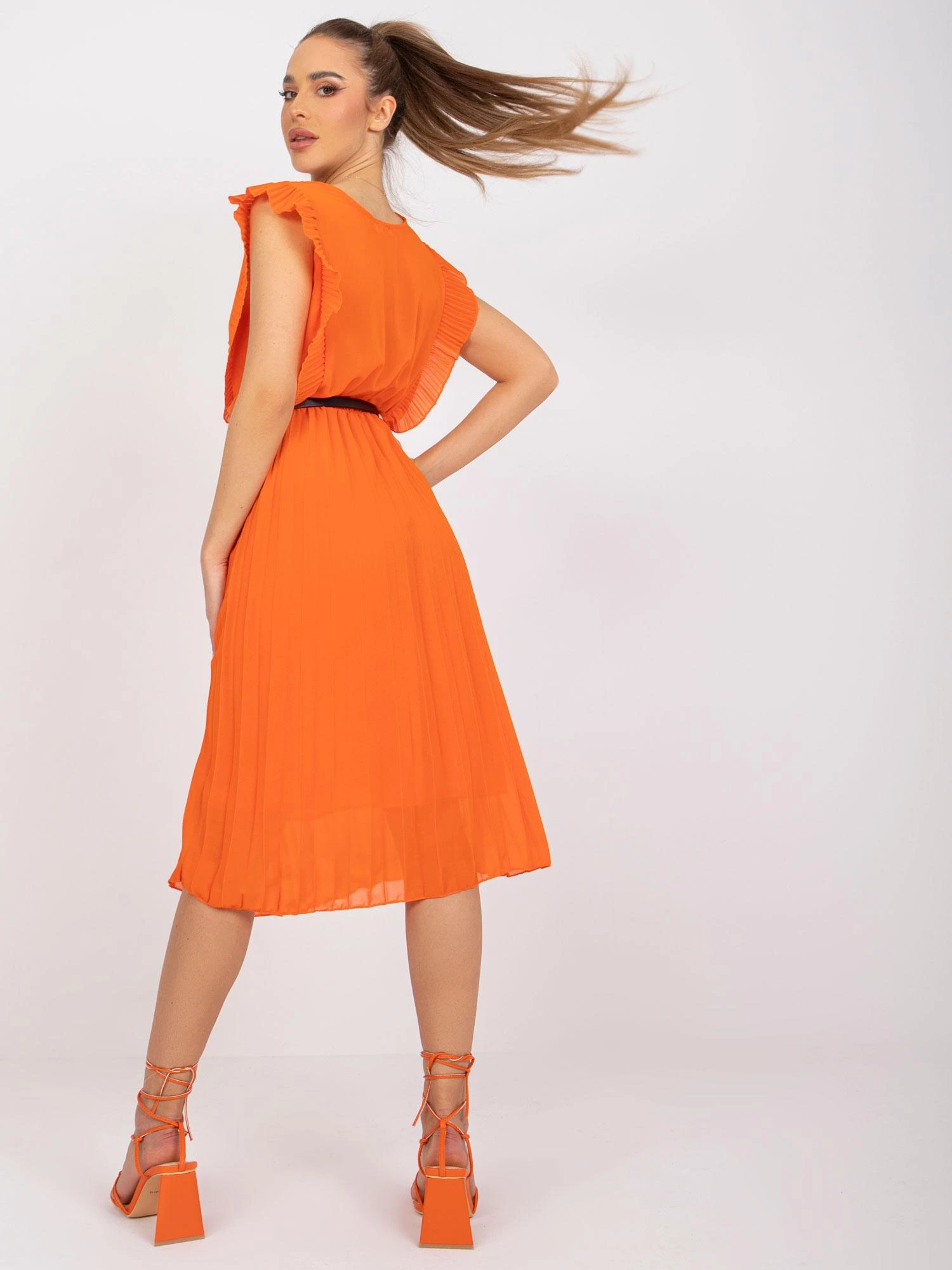 Italy Moda Suknelė-DHJ-SK-N13198-1,22-oranžinė