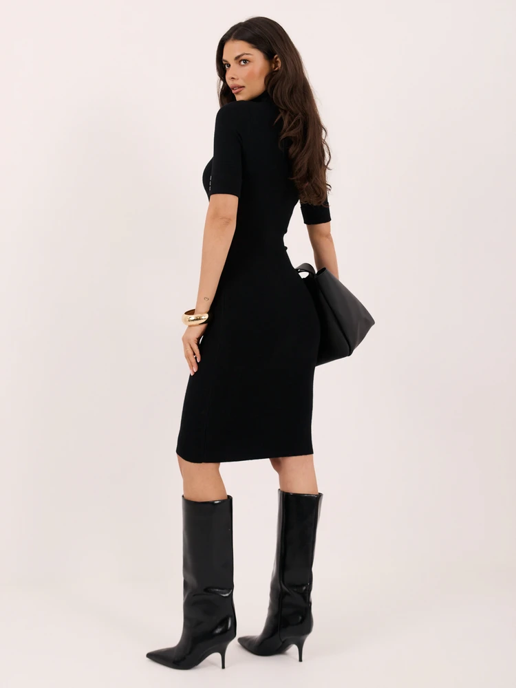 Italy Moda Sukienka-IR-SK-KK2220.49-juoda