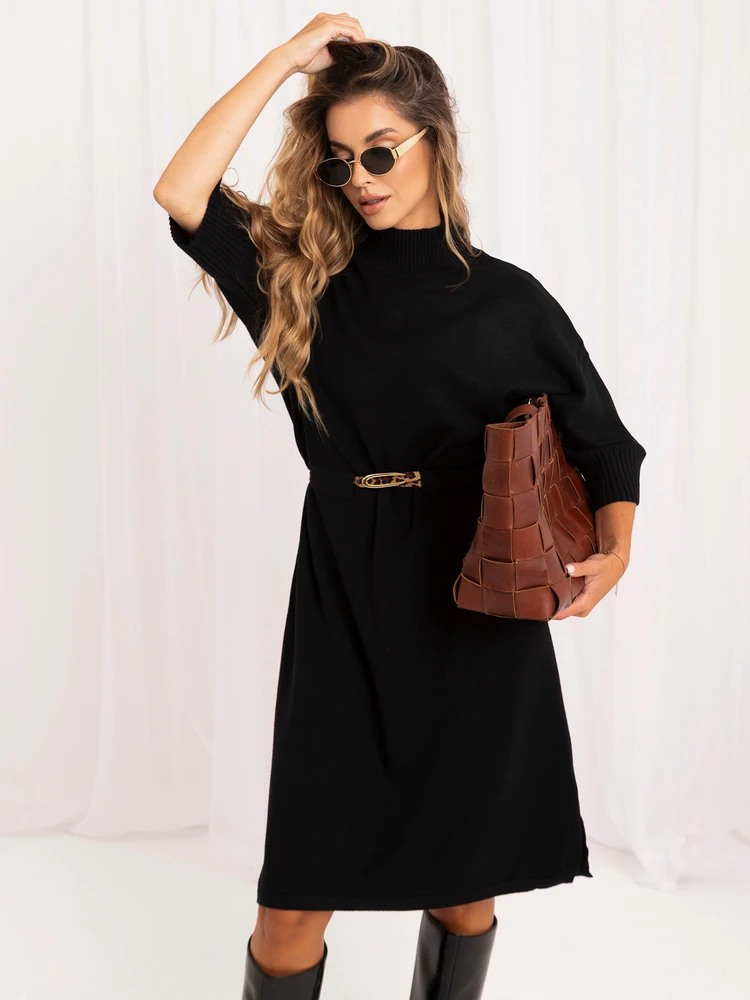 Italy Moda Sukienka-IR-SK-W2539.11-juoda