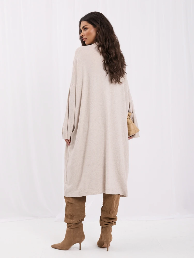 Suknelė Italy Moda Sukienka-IR-SK-W2598.79-smėlio spalva