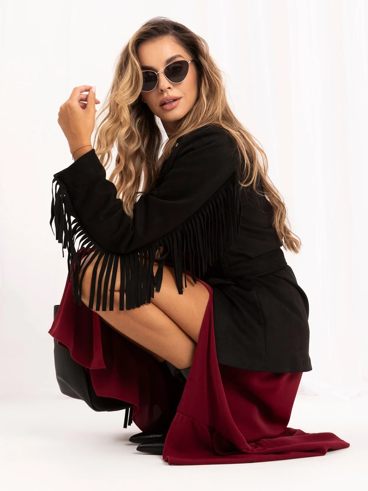 Italy Moda Sukienka-MI-SK-1061-2.02-bordinė