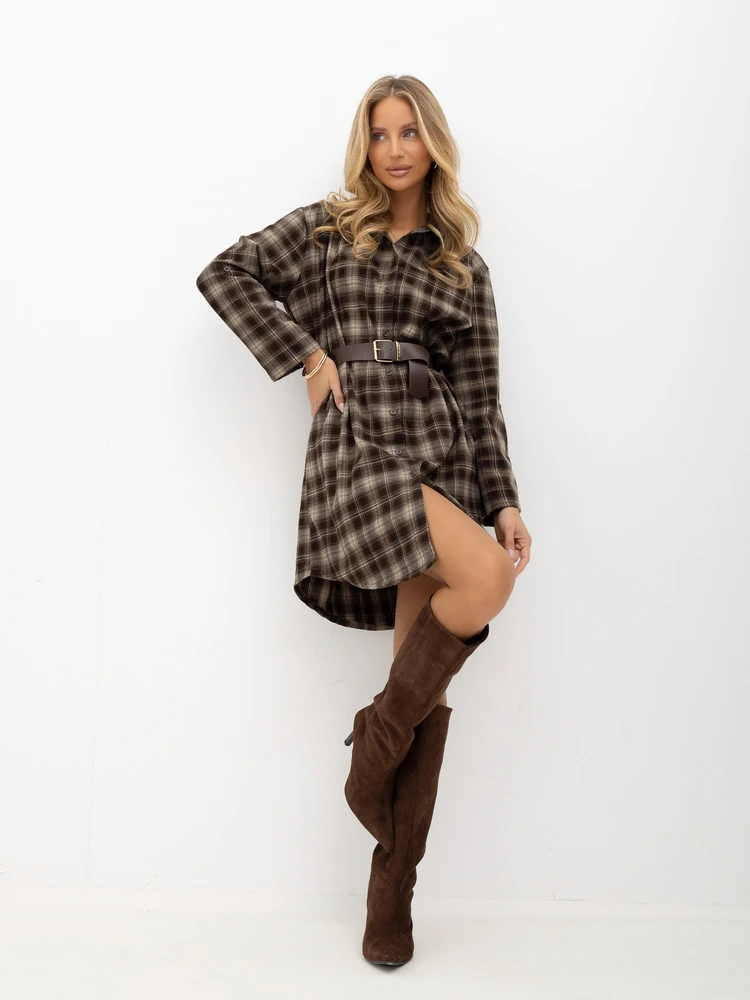 Italy Moda Sukienka-MI-SK-4416.02P-ruda