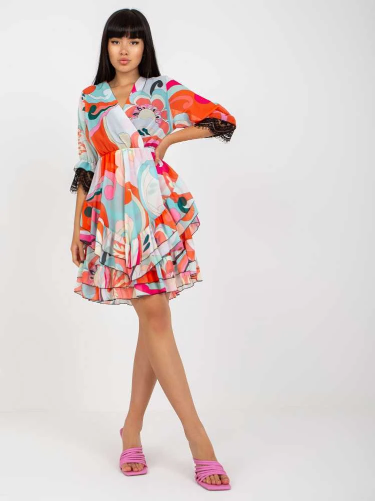 Italy Moda Suknelė-DHJ-SK-0997-2.34X-oranžinė